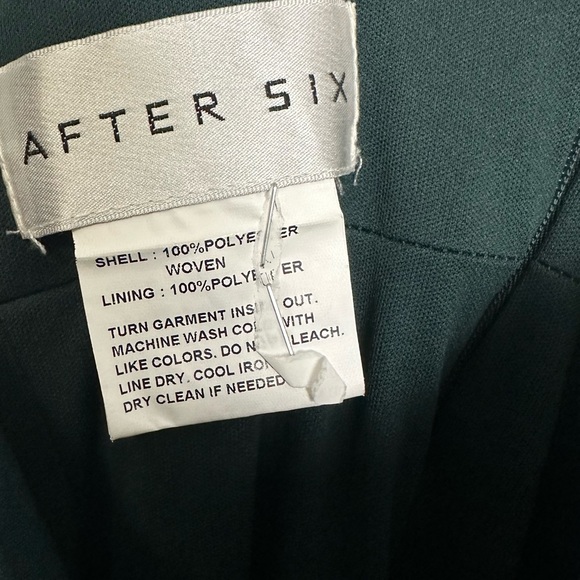 After Six Style 6838 Empire Waist Dress Size 14 - Picture 7 of 9